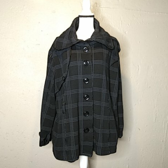 Marc Mattis Jackets & Blazers - Marc Mattis MM Essentials Peacoat Design Black 2X